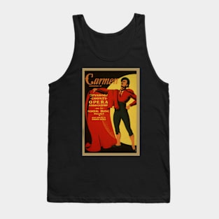 Carmen Revived: A Vintage Poster Tribute Tank Top